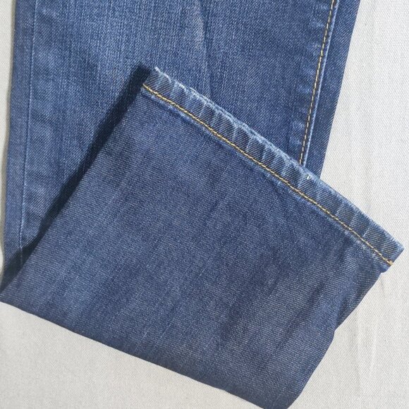 LOFT Ann Taylor Jeans women's size 4 P curvy straight ink blue colour - Picture 8 of 14